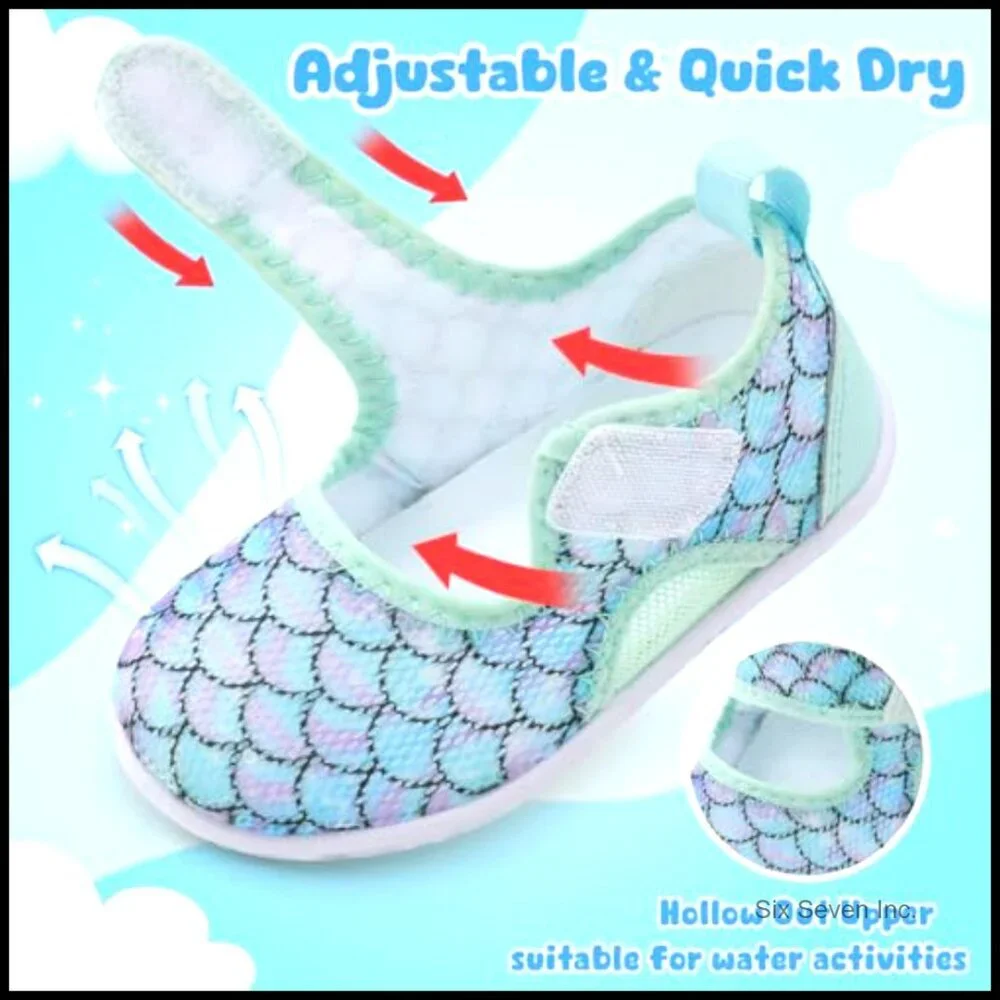 Toddler Water Shoes Quick Dry Breathable Lightweight Swim Aqua Socks Barefoot
